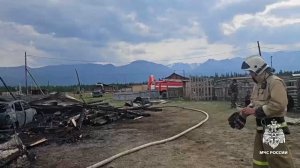 Пожар в Республике Алтай