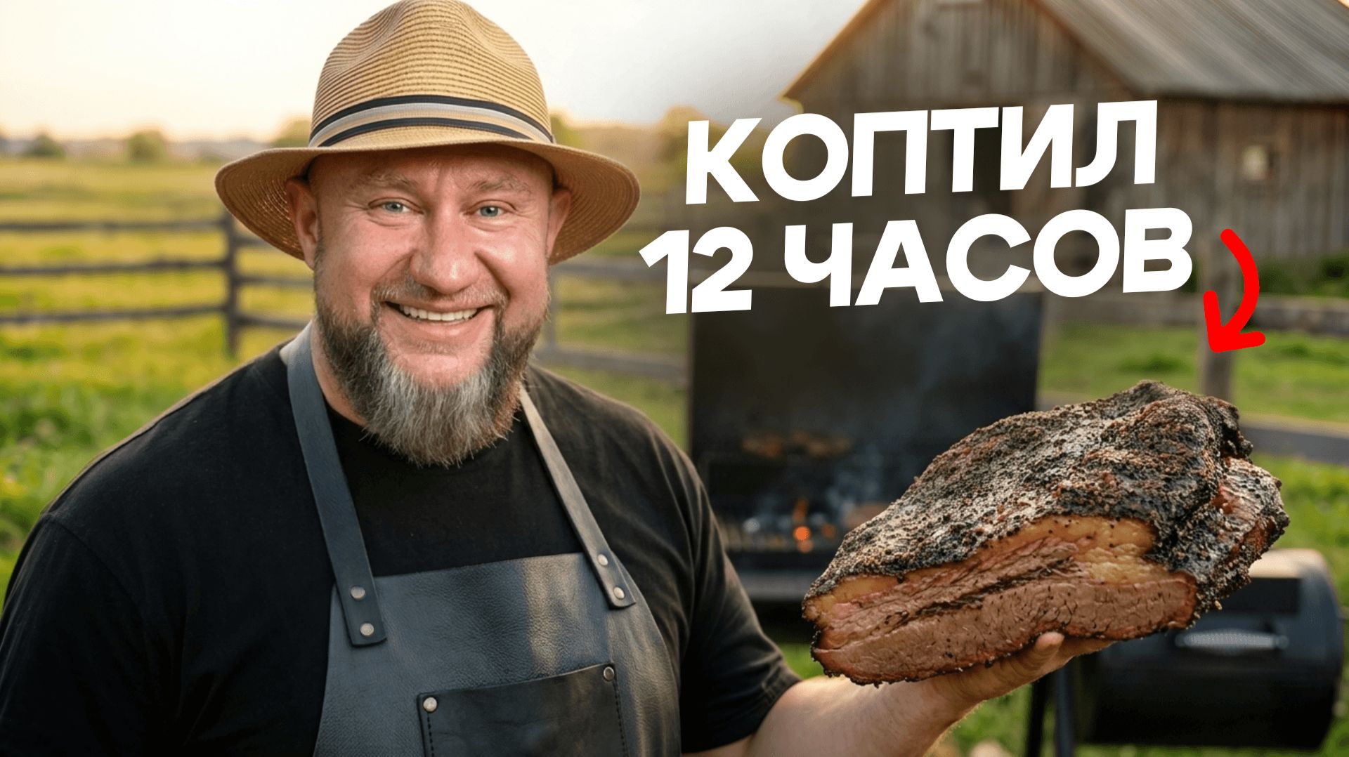 ТАК ВКУСНО, ЧТО МОЛЧАТЬ НЕВОЗМОЖНО! Как приготовить ЛЕГЕНДАРНЫЙ брискет в смокере?