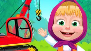 МАША И МЕДВЕДЬ - БОЛЬШАЯ СТРОЙКА ИГРА | МАША И МЕДВЕДЬ МАШИНКИ МУЛЬТИК