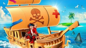 А4 - ГИГАНТСКАЯ КАРТОННАЯ ЛОДКА Челлендж ! Часть 3