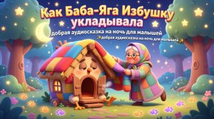 👵🏠💤 Как Баба-Яга Избушку укладывала — добрая аудиосказка на ночь для малышей ✨🐾