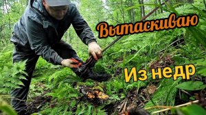 Пробую тащить кабель лебёдкой, что то пошло не так.