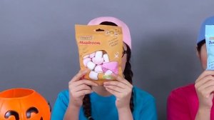 Мукбанг__Гигантский большой десерт из зефира и желе