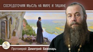 Сосредоточим мысль на мире и тишине.  Протоиерей Димитрий Беженарь