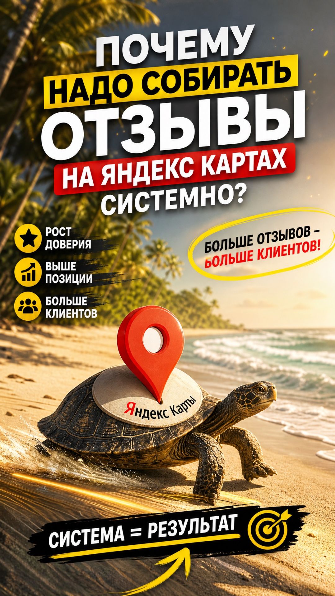 Почему надо системно собирать отзывы на Яндекс Картах?
