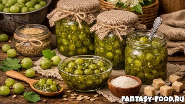 Царское варенье из крыжовника