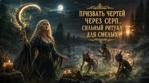 ПРИЗВАТЬ ЧЕРТЕЙ ЧЕРЕЗ СЕРП…СИЛЬНЫЙ РИТУАЛ…ДЛЯ СМЕЛЫХ…