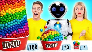 100 Слоев Еды Челлендж c Роботом # Потрясающие Кулинарные Рецепты