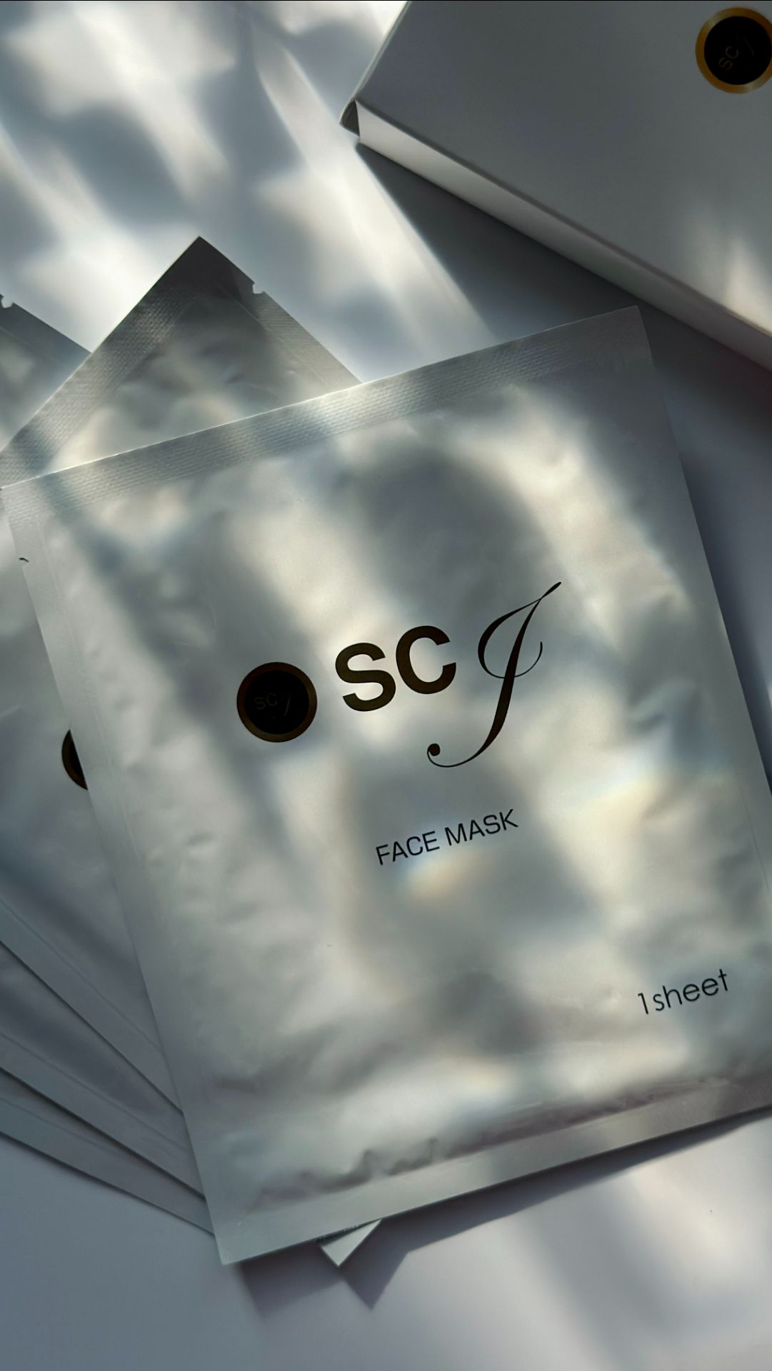 Антивозрастные тканевые маски с экзосомами Enzym SCJ Face Mask