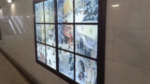 Картины в подземном переходе.Кисловодск.
