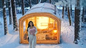 Три комнаты в снегу: уютная ночь с жаркой печью