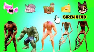 📢 СИРЕНОГОЛОВЫЙ 📢 - СОБЕРИ СИРЕНОГОЛОВОГО ПРАВИЛЬНО. SIREN HEAD - ВИДЫ.