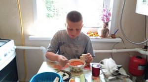 Любимый борщец Леонардика🍲🤩💞