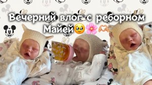 Вечерний влог с реборном Майей🥹🌸🫶🏼