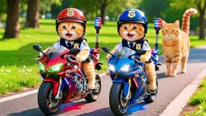 Мама-Кошка Подстригает мех на ферме и Шьет Тигровую Шапочку Для Котят Дома🐾🎩🐯