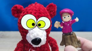 Маша и Медведь. Медведь Костя. Игрушка. Игрушки. Для детей