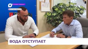 В Спасске-Дальнем продолжается откачка воды в низменных частях города
