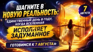 Шагните в новую реальность. Единственный день в году.