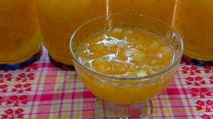 Янтарное варенье из кабачка и апельсина.