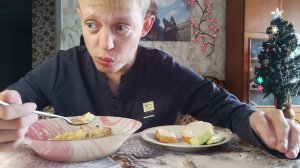 Мукбанг//Рыбный Суп И Хлеб С Сыром