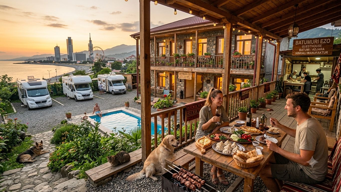 🇬🇪 Настоящая La Doce Vita в Batumuri Ezo: наш яркий влог из солнечного Батуми!