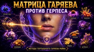 🔥 МАТРИЦА ГАРЯЕВА. ПРОТИВ ГЕРПЕСА По технологиям Тертышного–Гаряева–Райфа ⚡️🧬