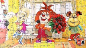Барбоскины Собираем пазлы вместе Barboskins Putting puzzles together