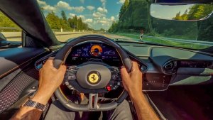 Ferrari 12Cilindri Spider POV DRIVE в 4К!
