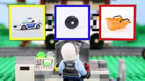 ЛЕГО ПОГОНЯ НА РЕЛЬСАХ! 🚄 Секретная полицейская машина LEGO против хитрых воришек!