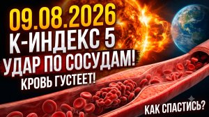 СРОЧНО! Геомагнитный шторм 9 августа. Главная ошибка метеозависимых, которая разрушает сосуды