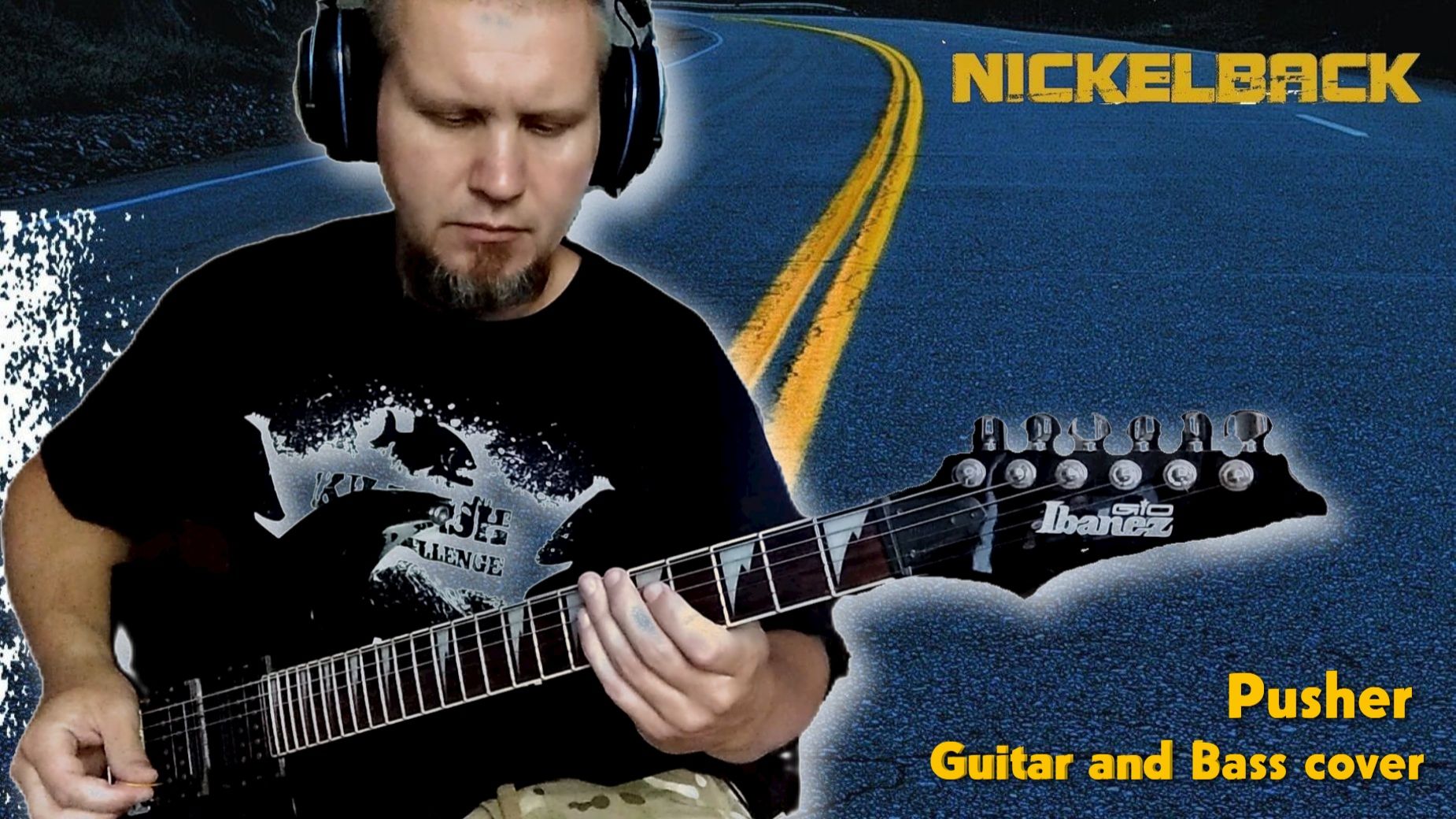 АНДРЭ(СПб) -  Pusher (Nickelback) Guitar And Bass Cover (строй Drop C#)