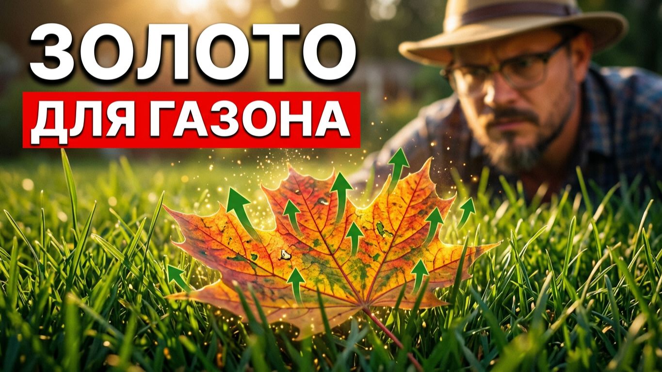 Никогда НЕ УБИРАЙТЕ листья с газона! Объясняю почему это важно