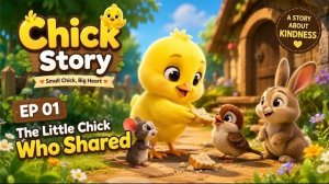 🐥 История цыпленка S1 EP01 | Маленький цыпленок , который поделился | Трогательная анимационная
