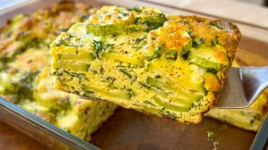 Сочная ЗАПЕКАНКА ИЗ КАБАЧКОВ кружочками: самый простой и быстрый рецепт