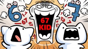 КОШАЩИЕ МЕМЫ# 67 Kid (шесть семь)