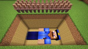 ЗАЧЕМ ЖИТЕЛИ ЗАКОПАЛИ ГИГАНТСКОГО ПОЛИЦЕЙСКОГО В МАЙНКРАФТ | Риколит Minecraft