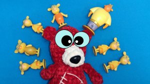 Оранжевая Корова. Медведь Костя. Игрушки для детей. Игрушка.