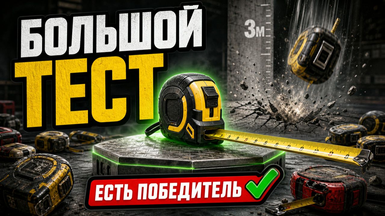 Большой тест рулеток 5 м: точность, прочность и реальный победитель