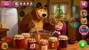 Маша медведь, развивающие игры для детей.