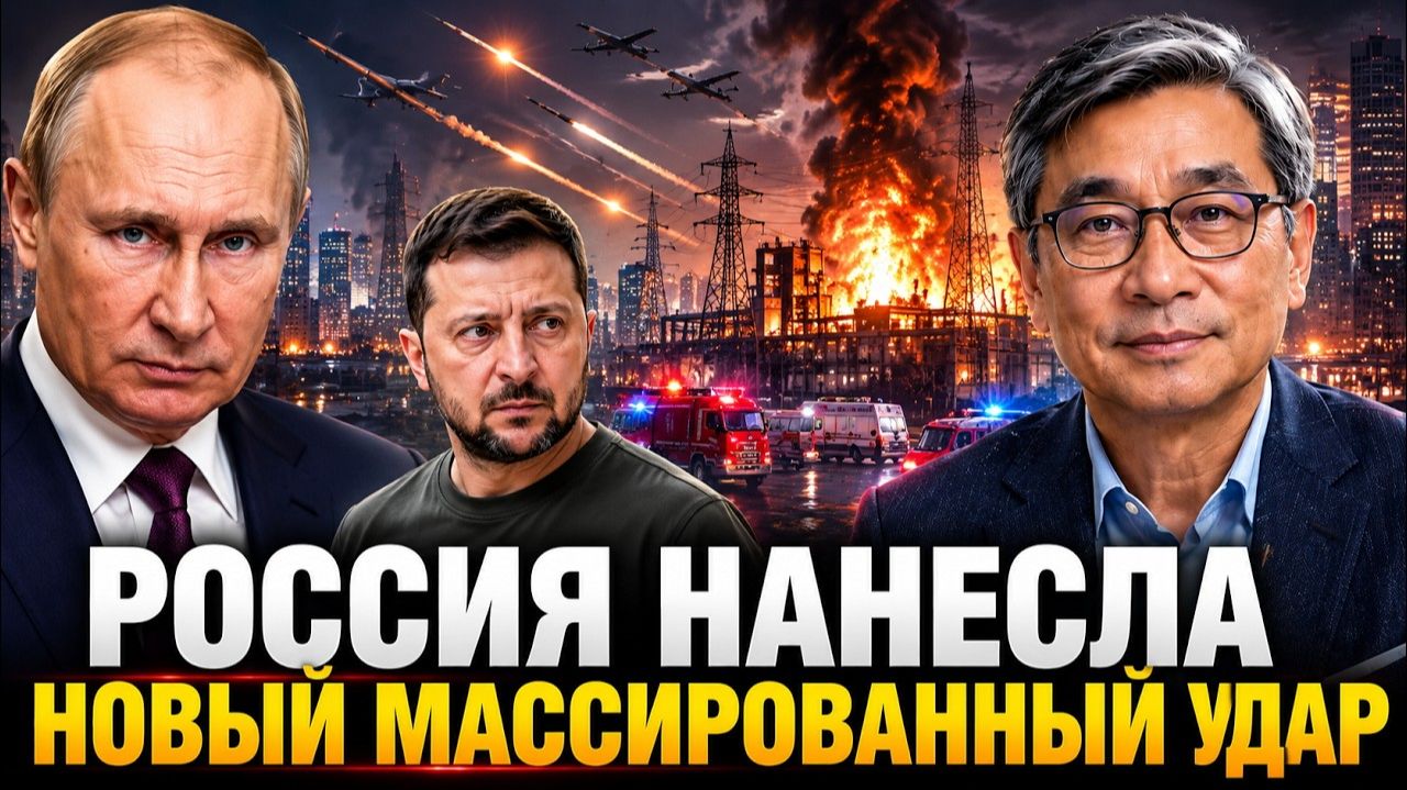Россия наносит новый массированный удар