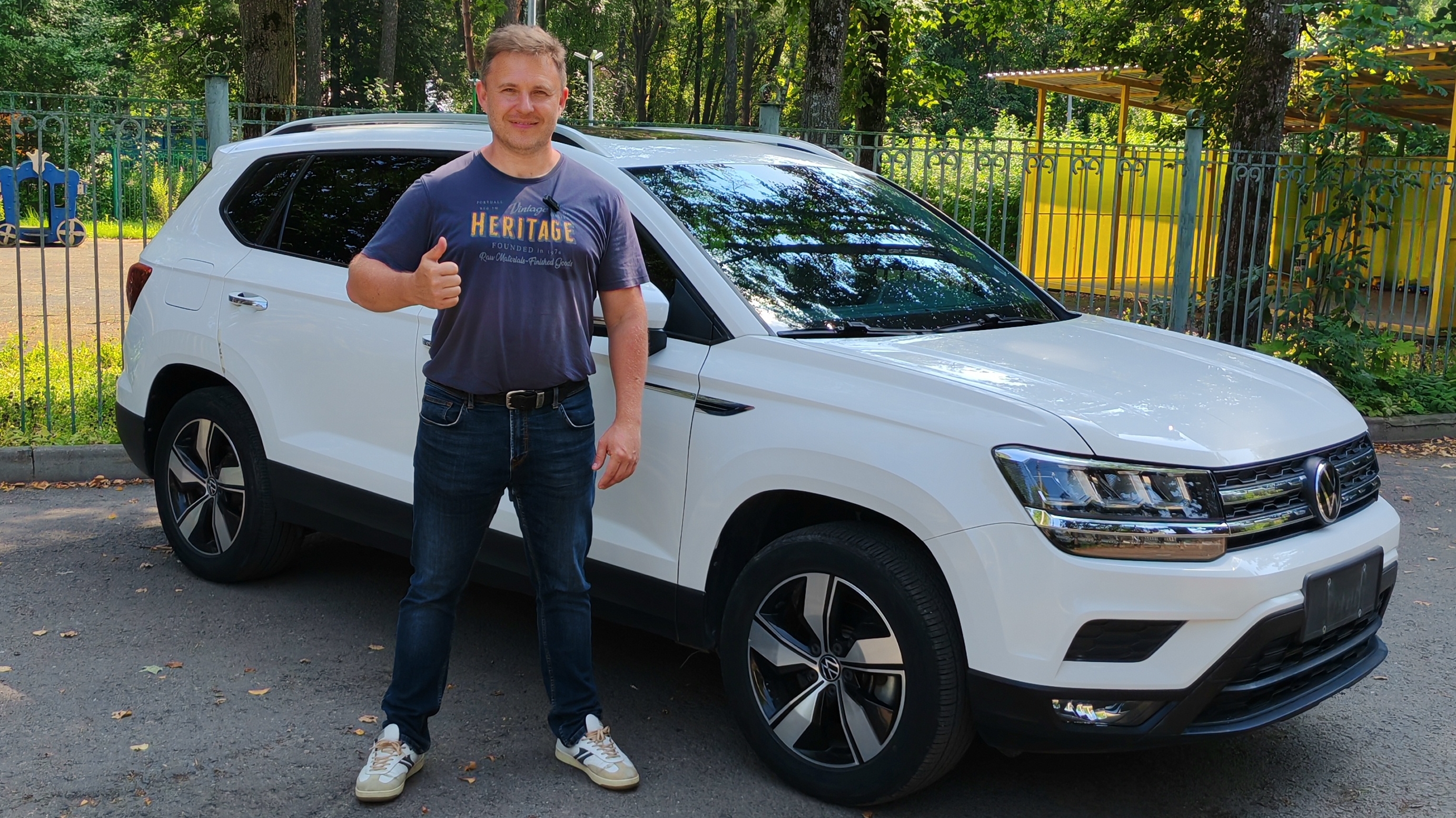 Пригнал из Китая VW Tharu с пробегом 48000 км за 2 млн до Москвы