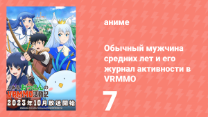 Обычный мужчина средних лет и его журнал активности в VRMMO 7 серия (аниме-сериал, 2023)