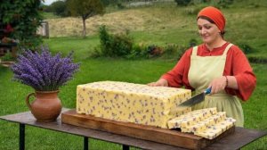 Домашнее лавандовое масло приготовленное из горных цветов. Жизнь в Азербайджане