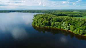 Полет над Учинским водохранилищем