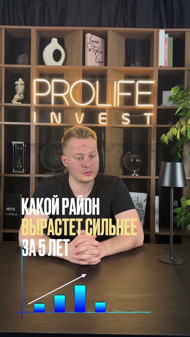 Какой район вырастет сильнее за 5 лет?