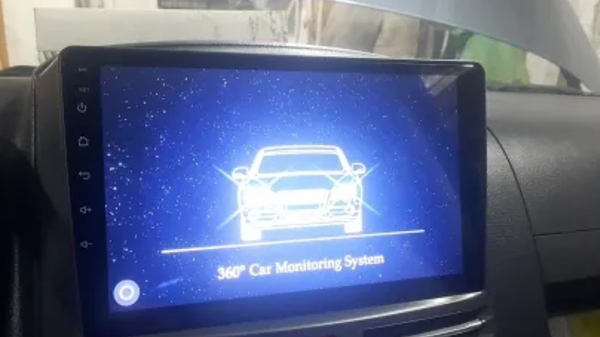 Установка андроид магнитолы с круговые обзором на Daihatsu Terios