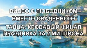 ВИДЕО С ЛЮБОВНИКОМ ВМЕСТО СВАДЕБНОГО ТАНЦА: КРОВАВЫЙ ФИНАЛ ПРАЗДНИКА ЗА 2 МИЛЛИОНА