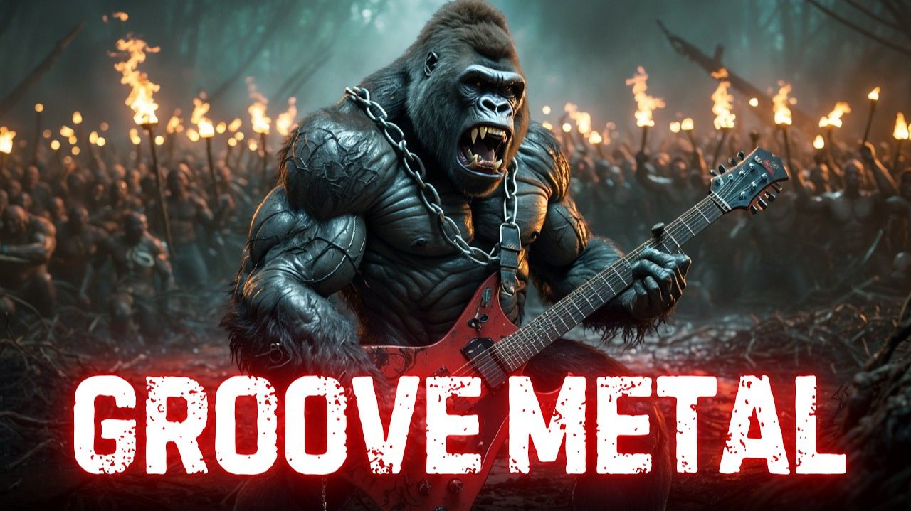 Savage Predator – Ferocious Groove Metal   1 Hour Instrumental Headbanging Mix