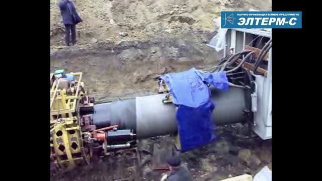 Комплекс для нагрева наружной поверхности трубопровода перед нанесением полимерных покрытий