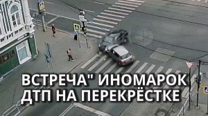 В центре Саратова не поделили дорогу «Шевроле» и «Шкода»
